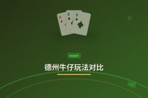 两者玩法对比德州牛仔 - 德州牛仔玩法对比：两者规则与策略差异全解析