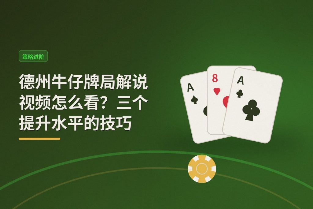 德州牛仔牌局解说视频怎么看？三个提升水平的技巧