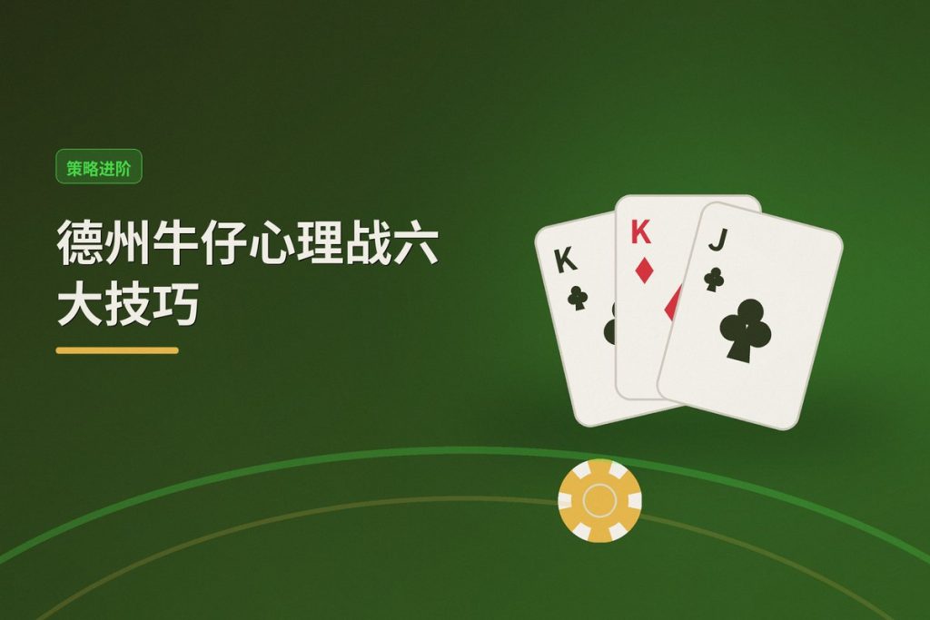 德州牛仔心理战六大技巧：用对手的心理弱点稳拿牌局