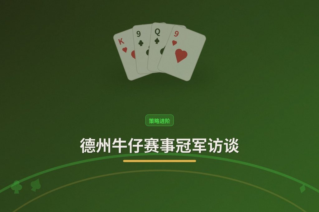 德州牛仔赛事冠军访谈：三位冠军分享的实战心法与进阶技巧