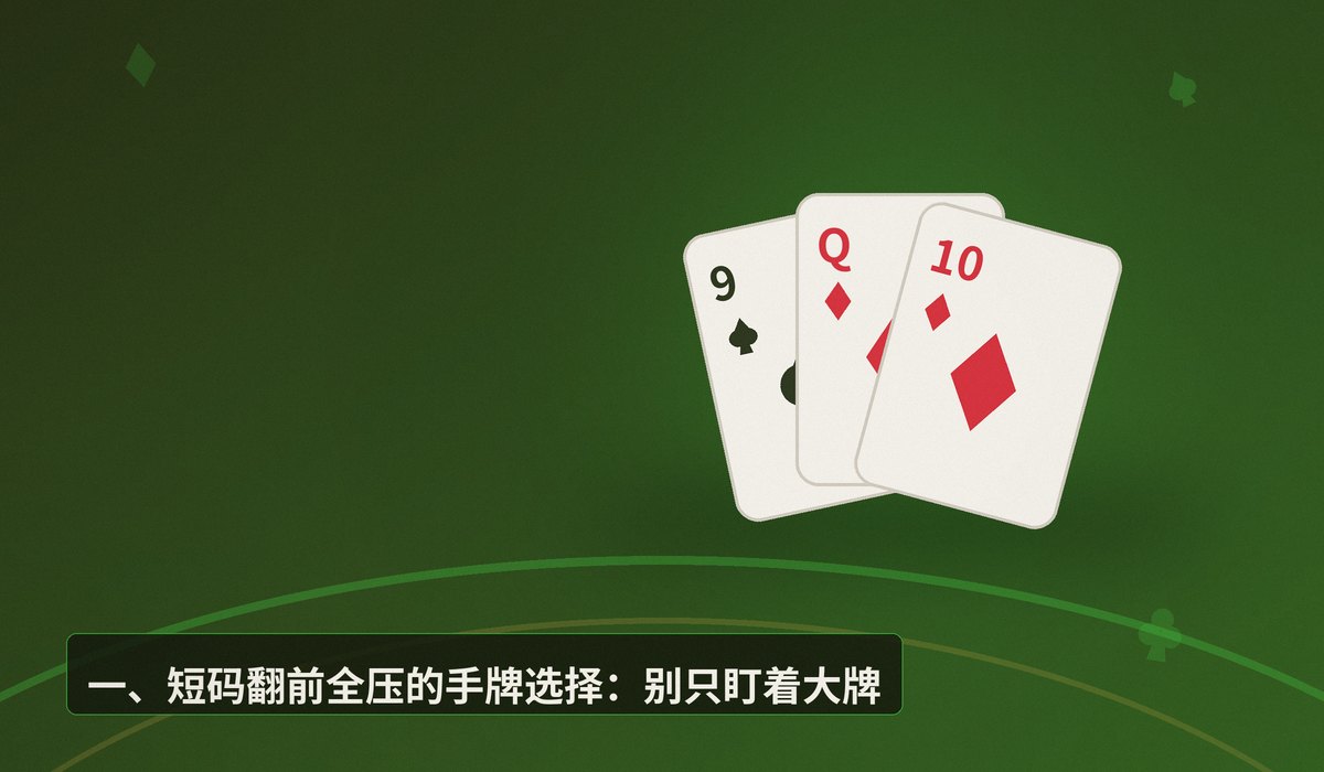 短码翻前全压策略 - 短码翻前全压策略:德州牛仔如何用短筹码更稳地翻前全压