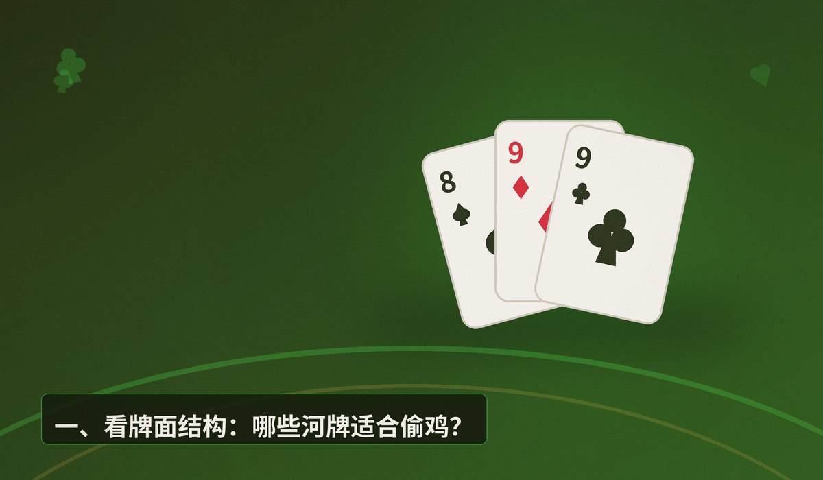 德州牛仔河牌圈偷鸡技巧 - 德州牛仔河牌圈偷鸡技巧:三步判断时机,让诈唬更稳